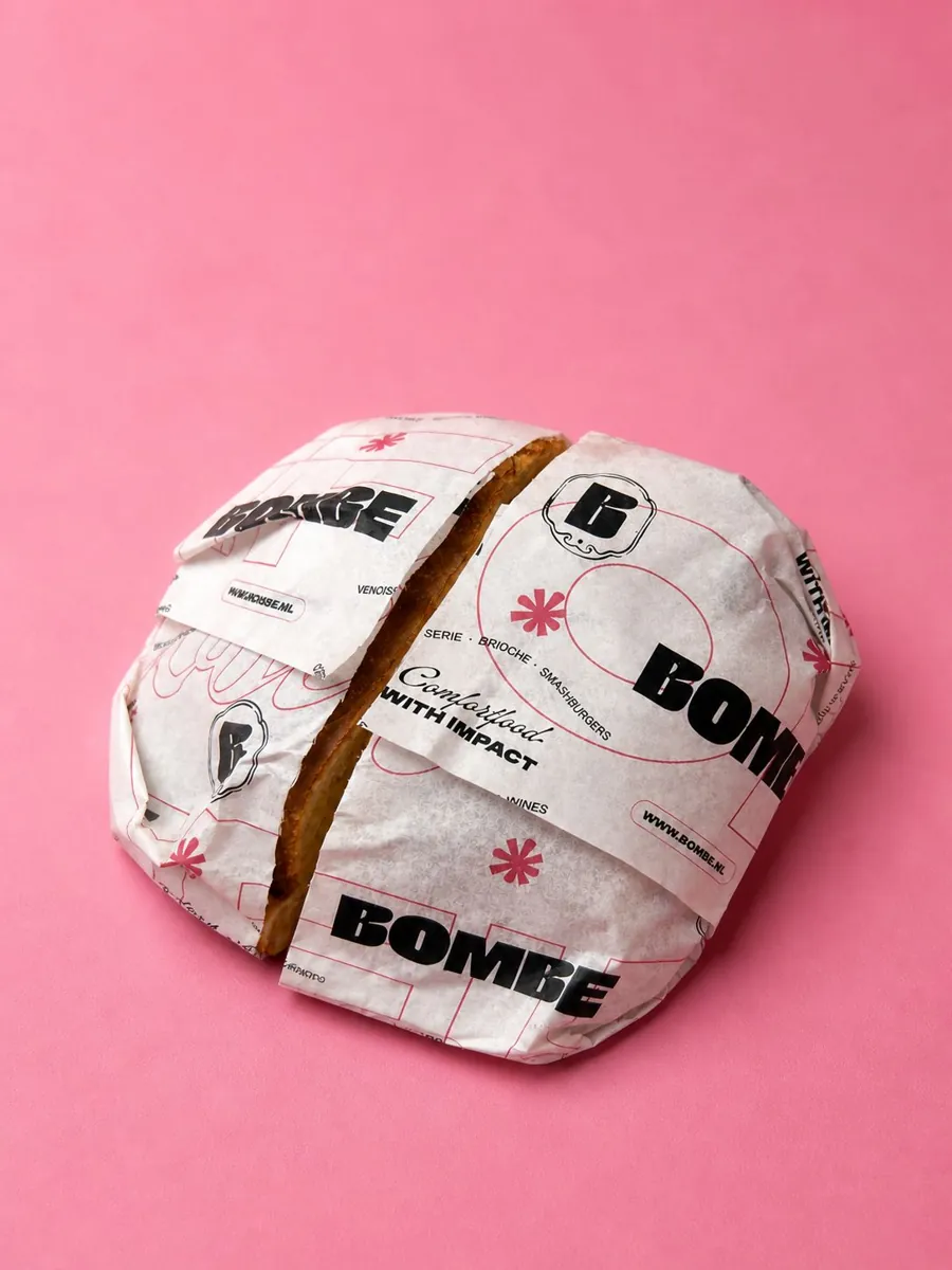 Doorgesneden Bombe in BOMBE-wrapper